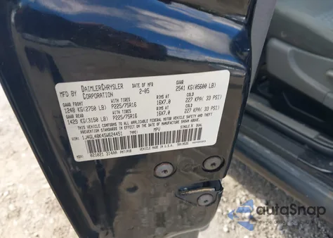 2005 Jeep Liberty Sport from USA, damaged, VIN 1J4GL48K45W624451